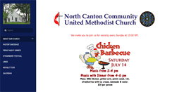 Desktop Screenshot of northcantonumc.org